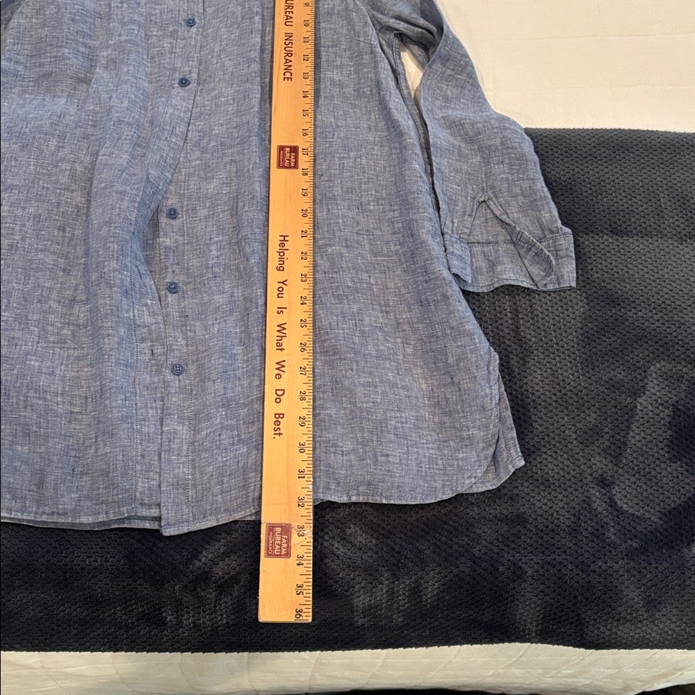 Garnet Hill women's linen tunic shirt - Picture 5 of 5